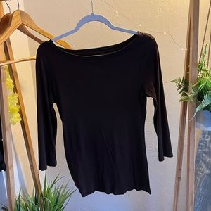 Long Sleeve Shirt, Brown, Merona